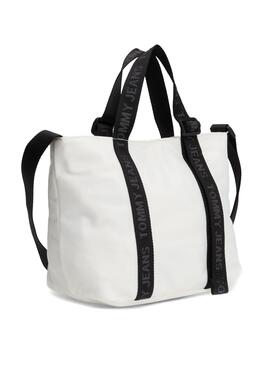 Sac à main Tommy Jeans Mini Tote Essential Blanc Femme