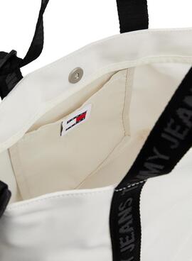 Sac à main Tommy Jeans Mini Tote Essential Blanc Femme