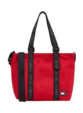 Sac Tommy Jeans Mini Tote Essential Rouge Femme