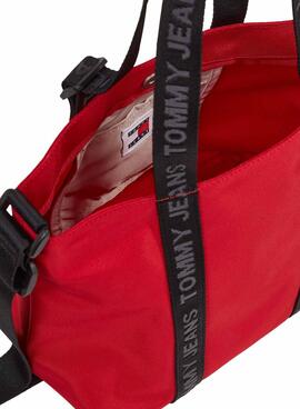 Sac Tommy Jeans Mini Tote Essential Rouge Femme