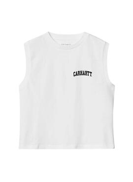 T-shirt Carhartt University blanc pour femme