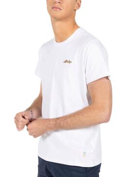 Maillot Le Pulto Logo Formes Blanc Homme