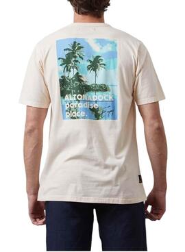 T-shirt Altonadock Paradise Saumon Pour Homme