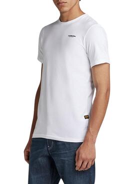 Maillot G-Star Slim Base Blanc pour Homme