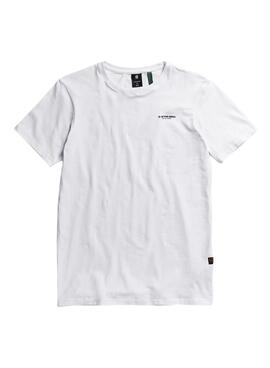 Maillot G-Star Slim Base Blanc pour Homme