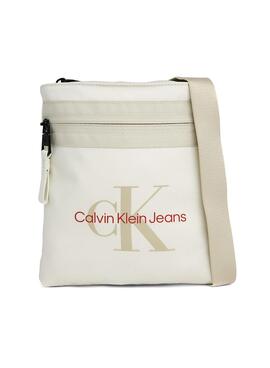 Sac en bandoulière Calvin Klein Sports Essentials Beige