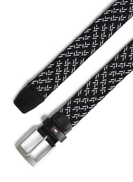Ceinture homme élastique noire Tommy Hilfiger Adan