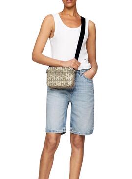 Sac à main Tommy Hilfiger City Mono Brodé pour Femme