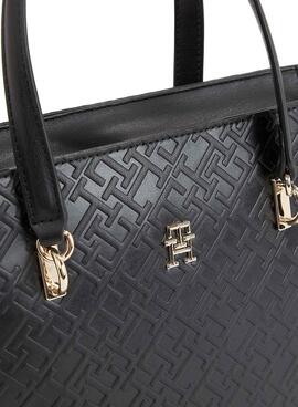 Sac Tommy Hilfiger Refined Mini Tote Noir Femme