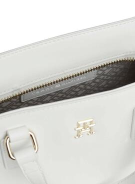 Sac à main Tommy Hilfiger Monotype Mini Blanc Femme