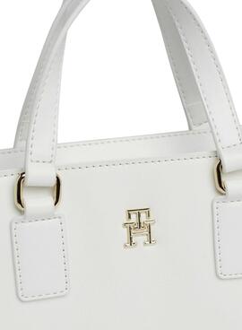 Sac à main Tommy Hilfiger Monotype Mini Blanc Femme