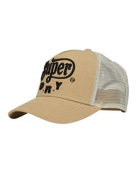 Casquette Superdry Dirt Beige pour Femme