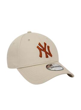 Casquette New Era New York Yankees League 9FORTY beige