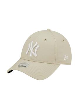 Casquette New Era New York Yankees League W Beige