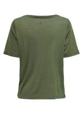 T-shirt Only Elise verte pour femme