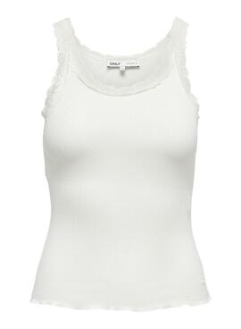 Maillot Only Sharai Blanc Pour Femme