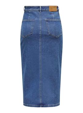 Jupe Only Siri Denim Foncé Pour Femme