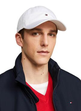 Casquette Tommy Hilfiger Flag Soft Blanc