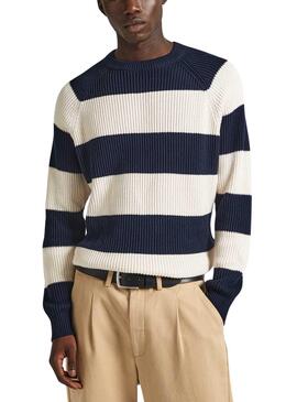 Maillot Pepe Jeans Miles à rayures pour homme