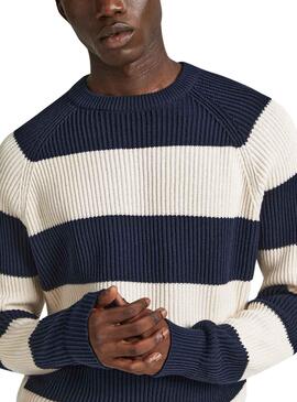 Maillot Pepe Jeans Miles à rayures pour homme