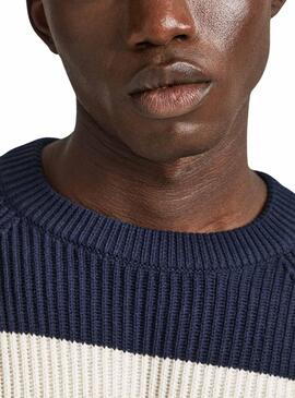 Maillot Pepe Jeans Miles à rayures pour homme