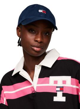 Casquette Tommy Jeans Heritage avec patch marine