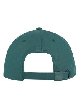 Casquette Tommy Jeans Elongated Flag Vert