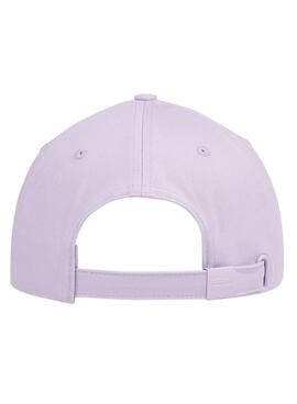 Casquette Tommy Jeans Elongated Flag Mauve