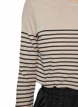 Vila Bella Beige Jersey pour Femme