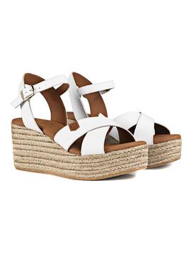 Sandales Popa Benijo Blanc pour Femme