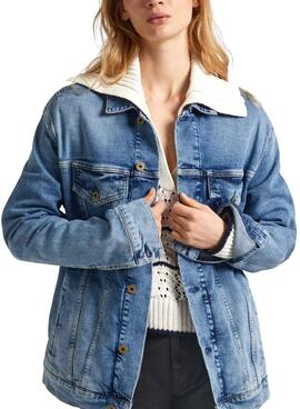 Veste en jean Pepe Jeans Boyfriend pour femme