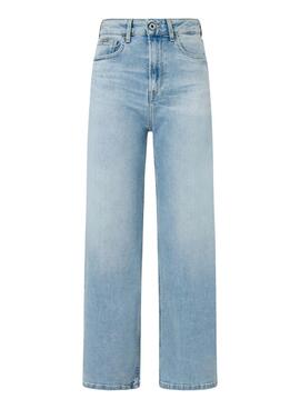 Jean large jambe Pepe Jeans en denim clair