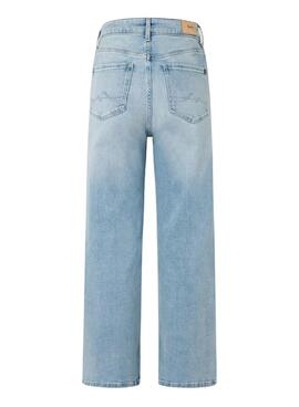 Jean large jambe Pepe Jeans en denim clair