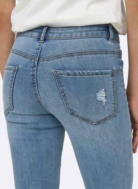 Jean Only Rose Denim Medium pour Femme.