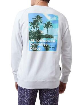 Sudadera Altonadock Paradise Blanco Pour Homme