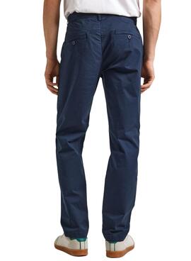 Pantalon Pepe Jeans Slim Chino Marino Pour Homme