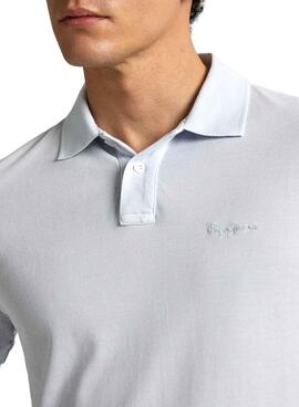 Polo Pepe Jeans New Oliver Bleu pour Homme