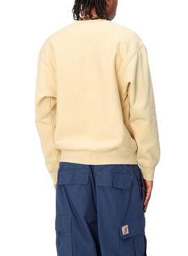 Sudadera Carhartt American Script Jaune