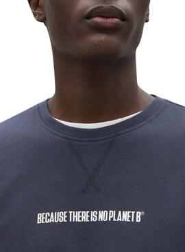 Sweatshirt Ecoalf Disa Marine pour Homme