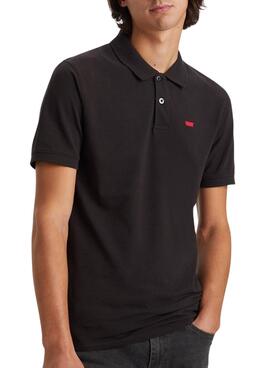 Polo Levis Housemark Noir pour Homme