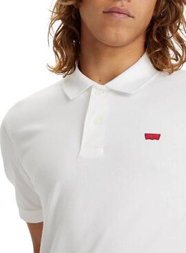 Polo Levis Housemark Blanc pour Homme