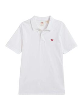 Polo Levis Housemark Blanc pour Homme