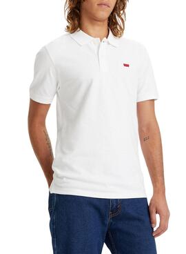 Polo Levis Housemark Blanc pour Homme