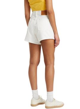 Shorts Levis 80S Blanc pour Femme