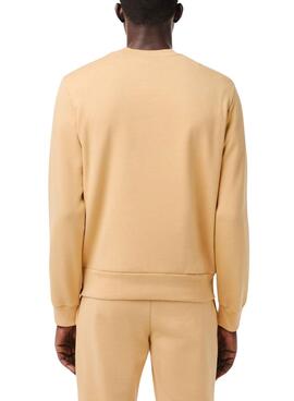 Sweat à capuche Lacoste Jogger Eco marron pour homme