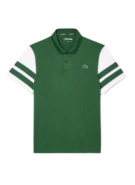 Polo Lacoste Tennis Ultra-Dry Colorblock Vert