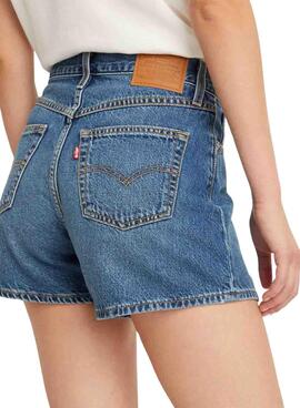 Shorts Levis 80S Azul pour Femme