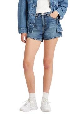 Shorts Levis 80S Azul pour Femme