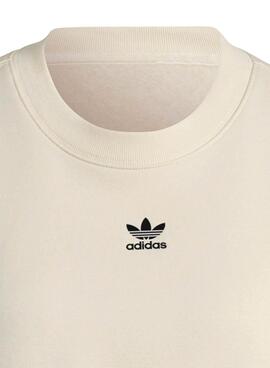 Sweat à capuche Adidas Adicolor Essentials Beige Femme