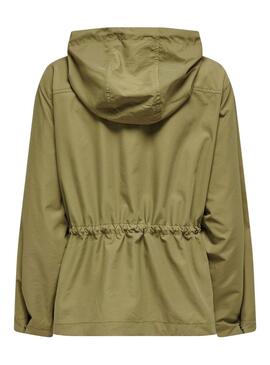 Parka Only Laila verte pour femme